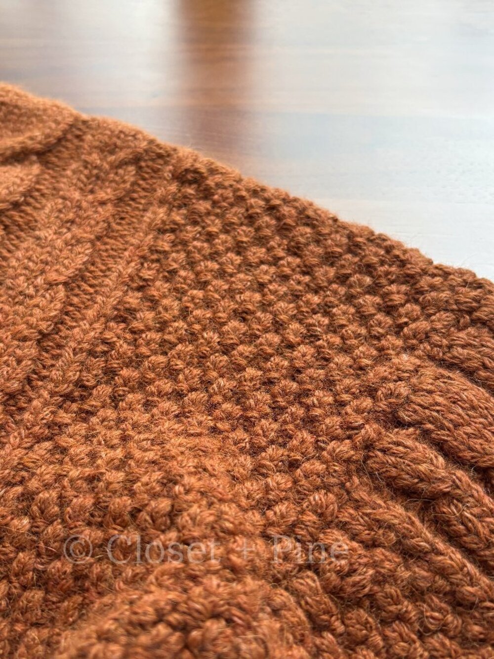 Doen‎ Skye Cardigan Sweater in Cinnamon Brown Size XS Small Alpaca Wool Blend - Picture 11 of 17